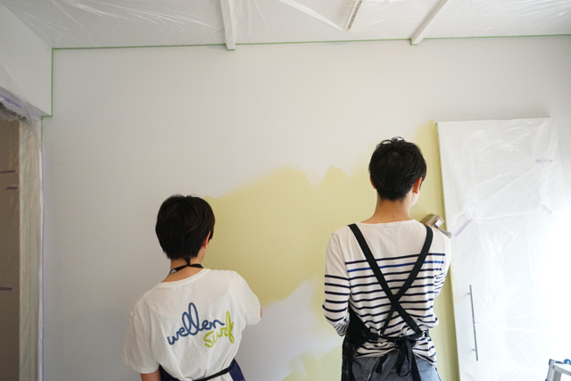 賃貸でも壁塗装ができる 「TOMOS」のお部屋　塗装体験会レポート
