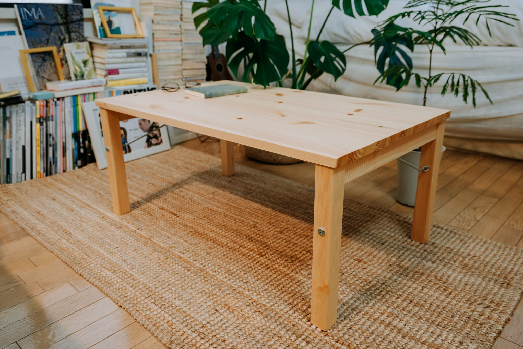長く使える折りたたみテーブル。無印良品「パイン材ローテーブル」 | goodroom journal