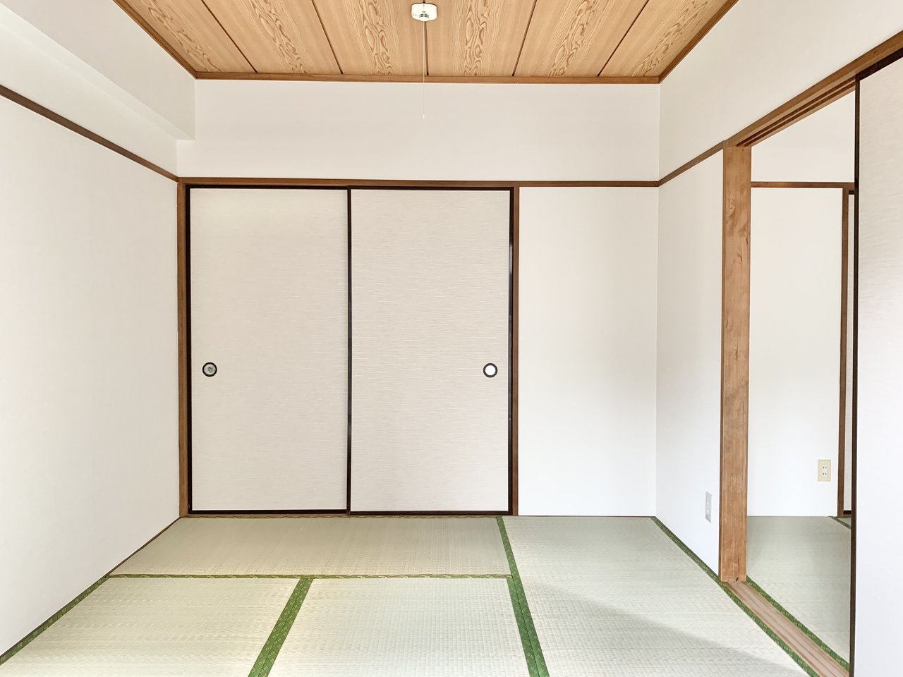 和室の二部屋だけは、ふすまで仕切られているだけなので、広げて使ってもいいですね。
