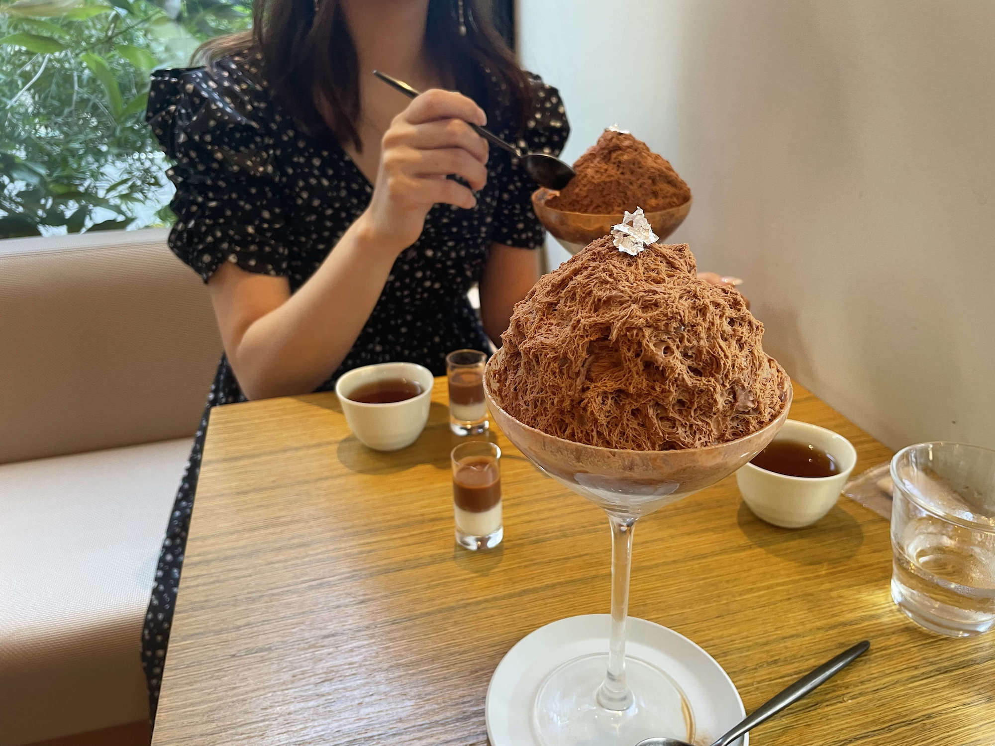 『nel CRAFT CHOCOLATE TOKYO』で食べた「カカオ金時」というかき氷