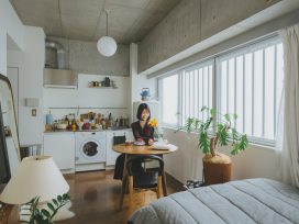 遊び心とアイデアを詰め込んだ27㎡ワンルーム。一人暮らしのインテリア