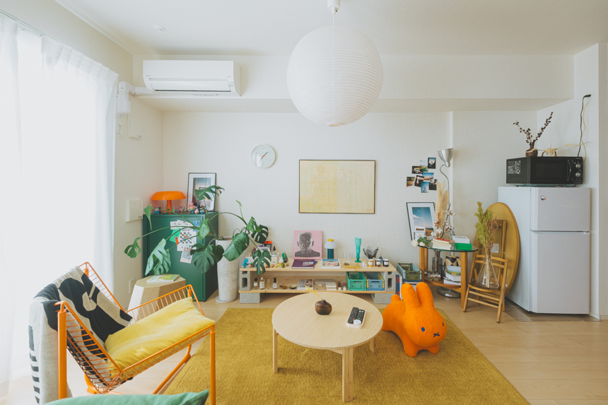 色づかいが素敵な一人暮らしのお部屋。おしゃれなインテリア実例6選