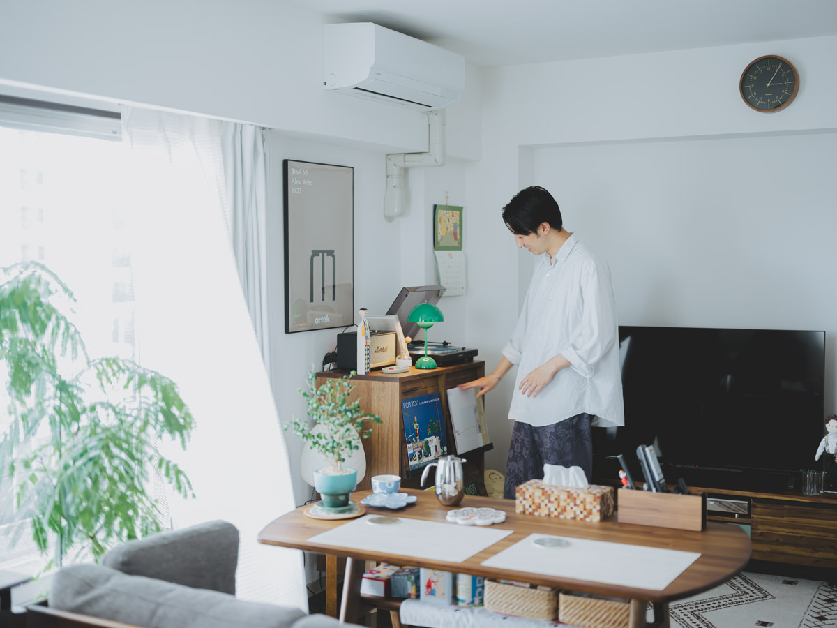 フィンランドの旅と思い出が彩る。33㎡・1LDKの二人暮らし