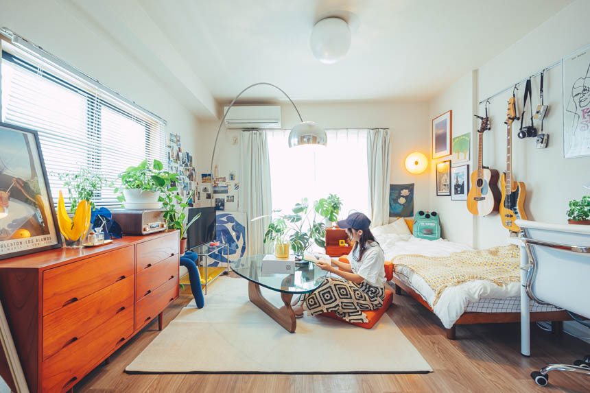 好きなものに囲まれて暮らす1K・ワンルーム。おしゃれなインテリア実例6選