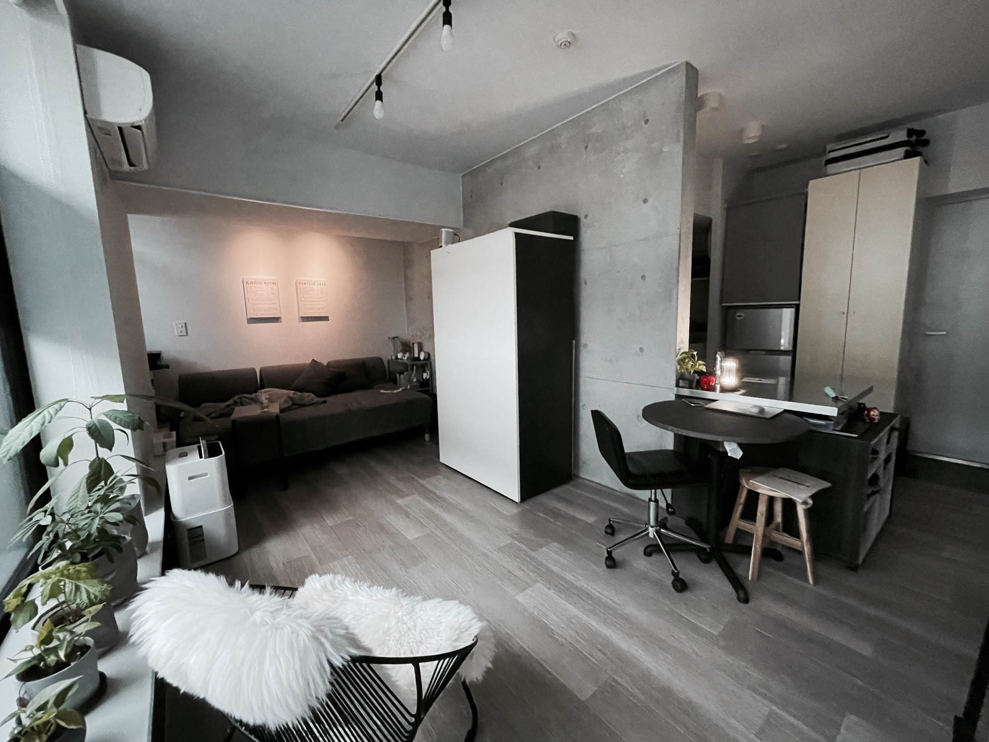 モノトーンでまとめる1K・ワンルーム。おしゃれなインテリア実例8選