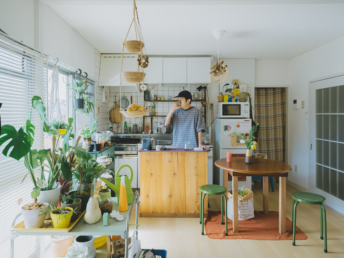 築50年のアパートで「無理をしない」豊かな暮らし。1LDK 一人暮らしのインテリア