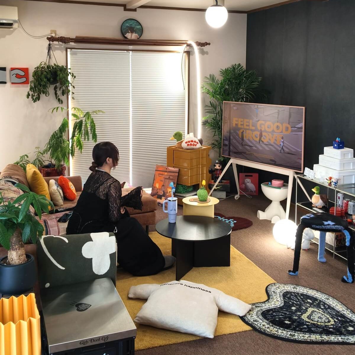 ときめきとアンバランスを楽しんで。二人暮らしの3LDKインテリア