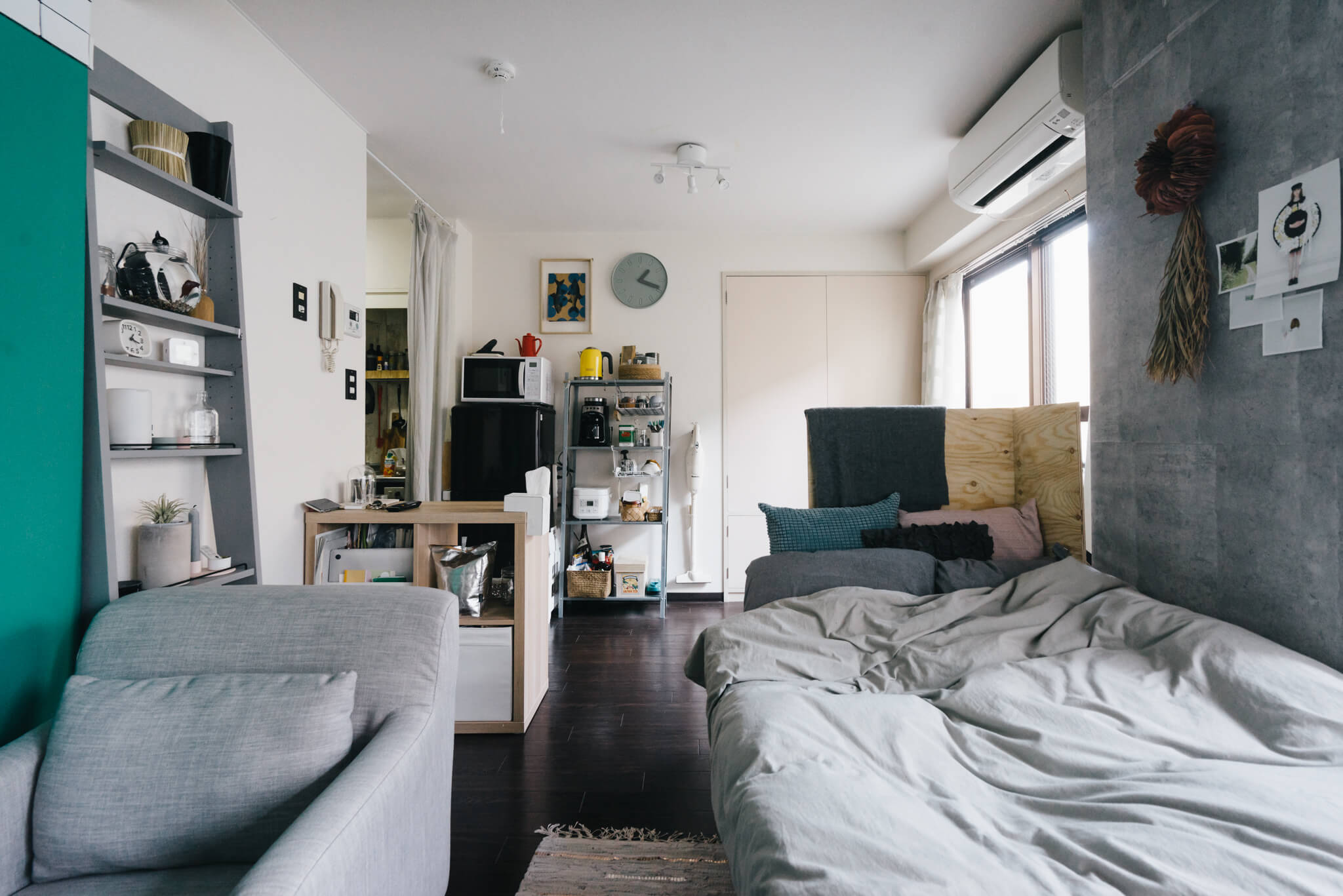 狭い賃貸のセンスある部屋。25㎡以下でも、好きな暮らしはつくれる