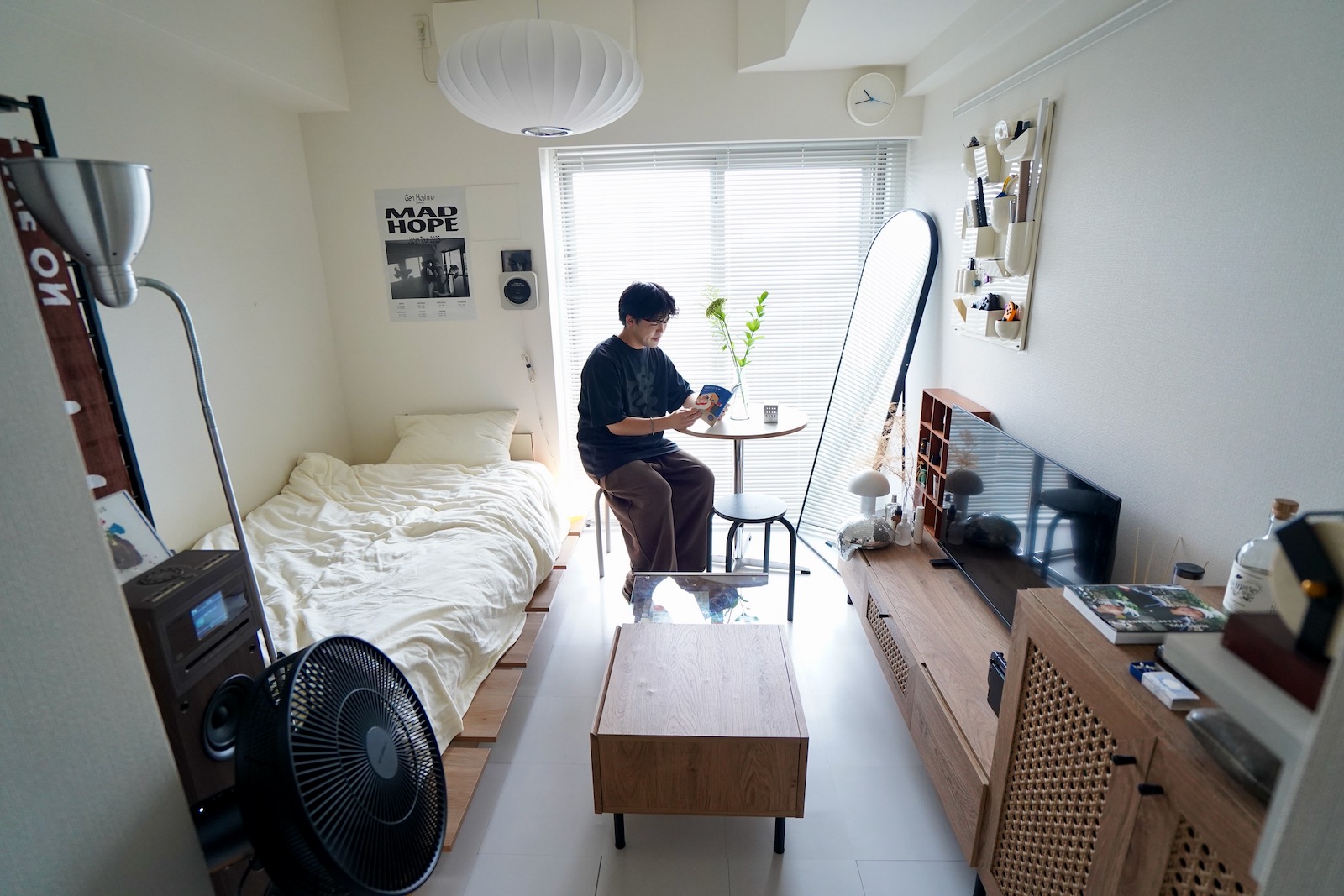 好きなものを過不足なく配置する6畳1K｜男性・一人暮らし・23歳